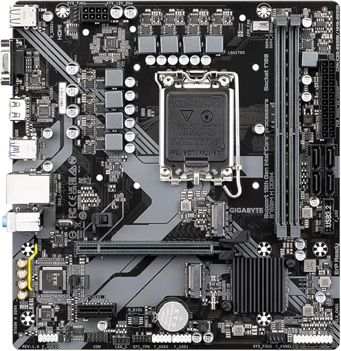 Gigabyte B760M H DDR4 Ultra Durable Motherboard gamingstoreuae Gigabyte B760M H DDR4 Ultra Durable Motherboard gamingstoreuae